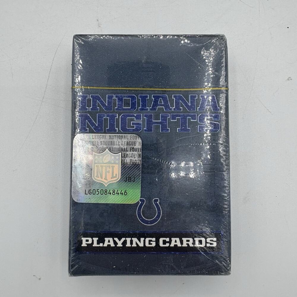 Indianapolis Colts Playing Cards Indiana Nights Lucas Oil Stadium Sealed Give C